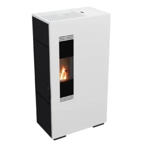 Estufa de Pellet Mini 5kW Blanco