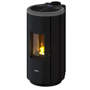 Estufa de pellet estanca FREEPOINT Chrome WiFi 7 kW silver