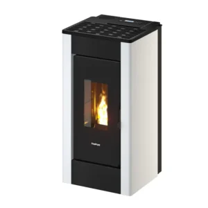 Estufa de pellet estanca FREEPOINT Sharp WiFi 7 kW blanca