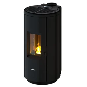 Estufa de pellet estanca FREEPOINT Chrome WiFi 7 kW negro