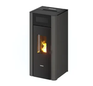 Estufa de pellet Amaranto gris antracita de 9kW
