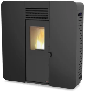 Estufa de pellet canalizable REDPOD First Advance Slim 8 kW negra