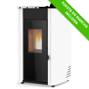 Estufa de pellet REDPOD First Advance 8 kW blanca