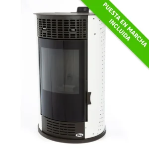 Estufa de pellet BIO+ 14 kW acero