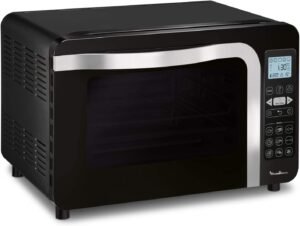 Moulinex Delicio Touch Horno 39 L, 6 modos de cocción, 9 programas automáticos, 240° C, Eficiente, Preciso, Cocción uniforme, Cocción a baja temperatura, Fácil de limpiar OX286810