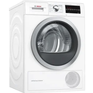 Bosch Serie 6 WTG87239EE, Independiente, Carga frontal, Condensación, Blanco, Giratorio, Táctil, Derecha