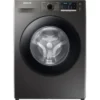 Lavadora ojo de buey SAMSUNG Ecobubble WW70TA046AX - 7 kg - Inducción - 1400 rpm - Acero inoxidable/Gris