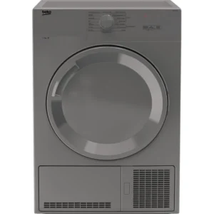 Secadora de condensación BEKO DB7111PA0S – 7 kg – L60cm – Clase B – Tambor Aquawave – Acero inoxidable y plata