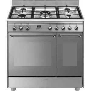 Cocina a gas SMEG CG92X9