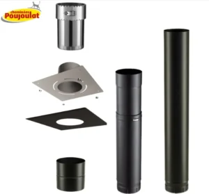 Kit de conexión de conductos para estufas de leña - 150mm