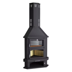 Chimenea de leña rincón con horno C-200 RH 13,8 kW