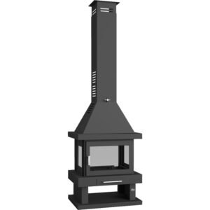 Chimenea de Leña Central C-104 13kW