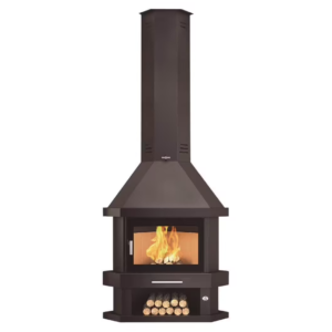 Chimenea de Leña de Rincón C-200 RK 13,8 kW Cristal Serigrafiado