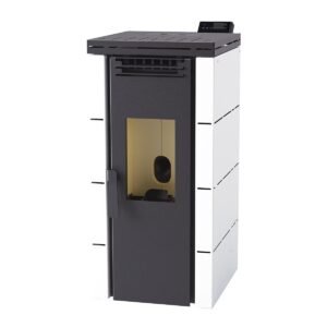 Estufa de Pellets BP-100 8,5 Kw Blanco