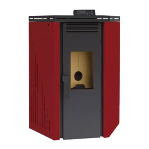 Estufa de Pellets Aire Rincón BP-101R 9,8 kW Burdeos