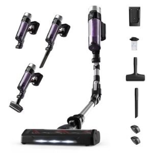 Aspirador de escoba recargable Rowenta RH2037WO Xforce Flex 9.6 Allergy con Tecnología Flex 2 en 1