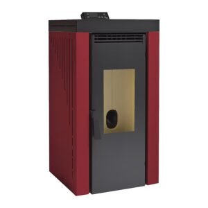 Estufa de Pellets Aire Frontal BP-200 12 kW Burdeos
