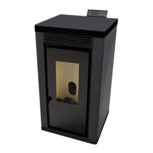 Estufa de Pellets Aire Frontal BP-200K 12 kW Negro