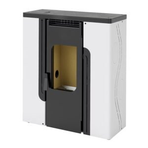 Estufa de pellets aire pasillo BP-402 12 kW Blanco