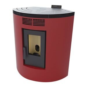 Estufa Pellets Aire Rinconera BP-100R 9,8 kW Burdeos