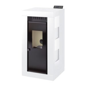 Estufa de Pellets Aire Frontal BP-102K 9,8 kW Blanco