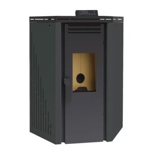 Estufa de Pellets Aire Rincón BP-101R 9,8 kW Negro