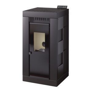 Estufa de Pellets Aire Frontal BP-102K 9,8 kW Negro