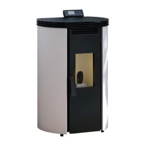 Estufa de Pellets BP-100 C 9,8 kW Blanco