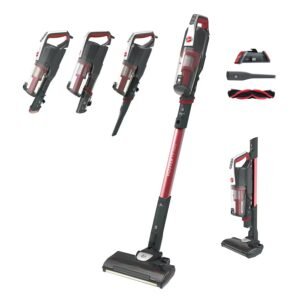 Aspirador de escoba recargable Hoover HF500 cepillo anti-enredos, almacenamiento compacto