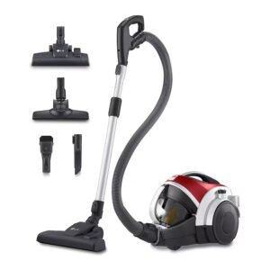 Aspirador LG VK8506NHAG, 650 W con tecnología de compresión de polvo, Turbo ciclónico