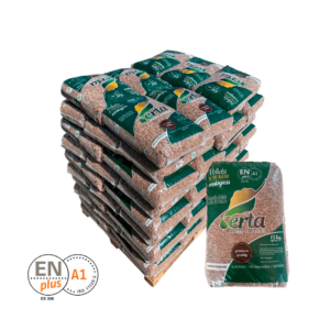 Palet de 70 sacos de pellets ERTASA