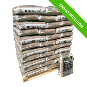 Palet de 77 sacos de pellets KINGFOC